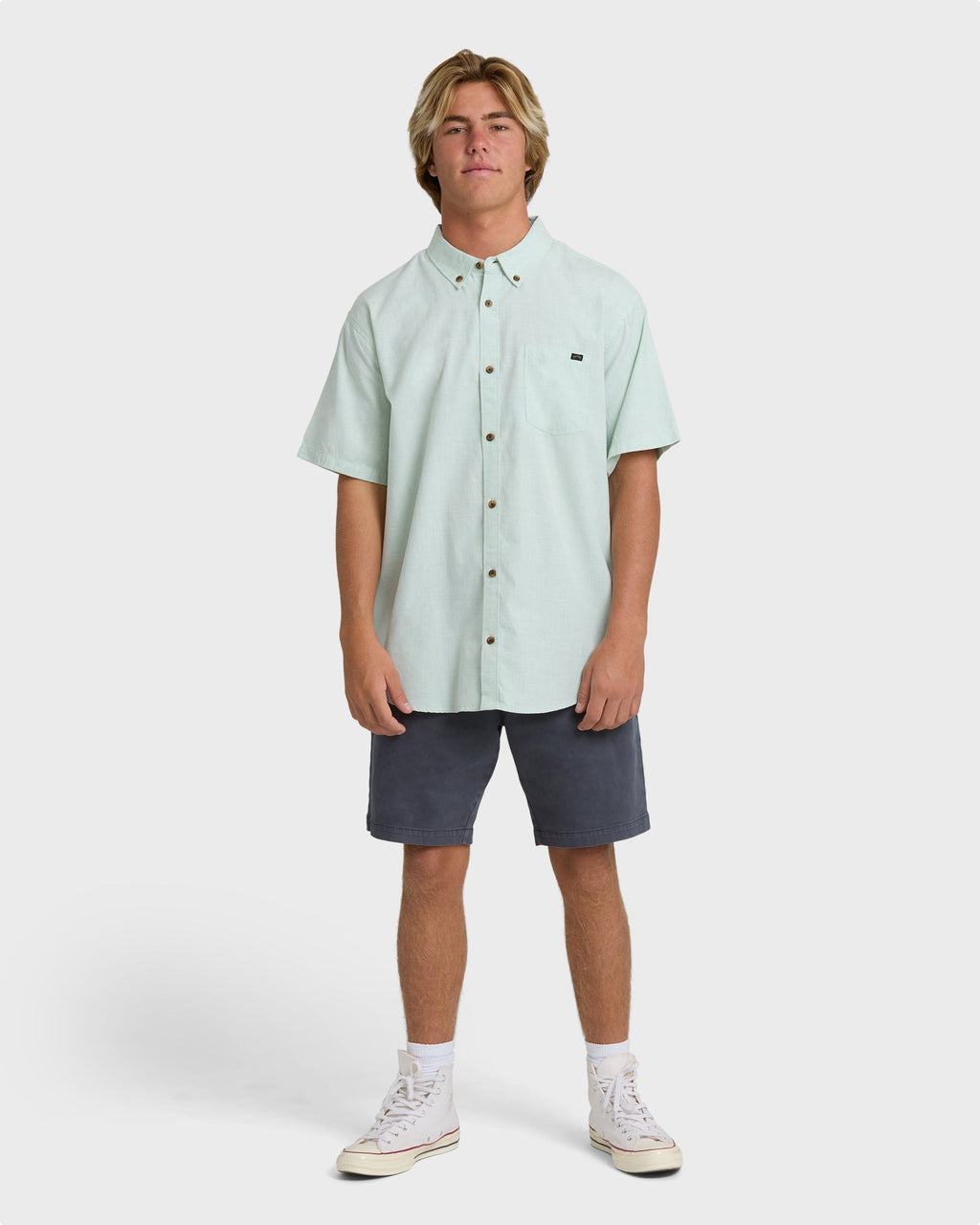 All Day Short Sleeve Shirt - Granite Green