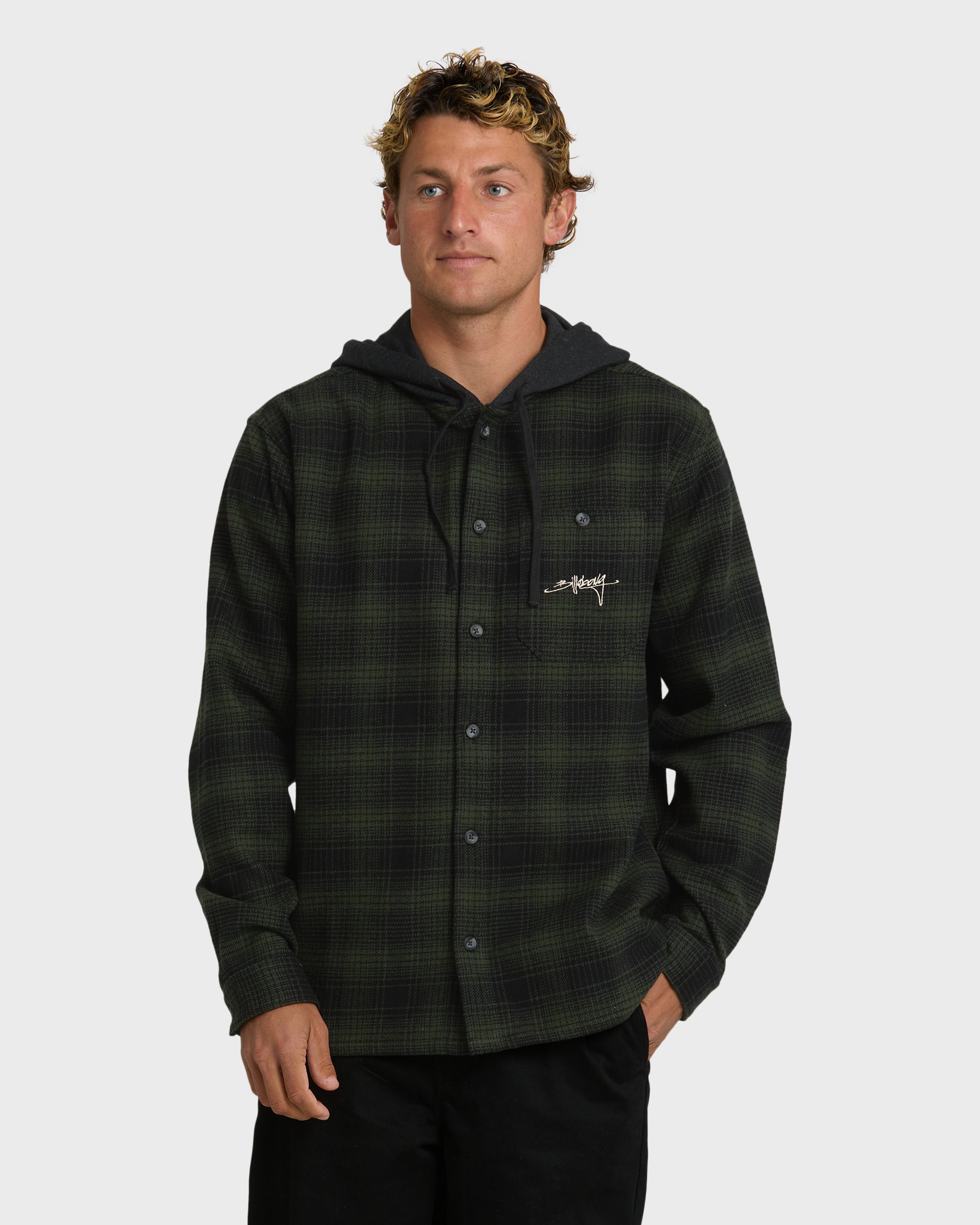 Baja Sur Flannel Shirt - Black