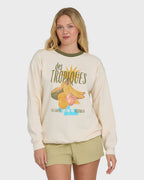 Freshest Things Crewneck Sweatshirt - White Cap