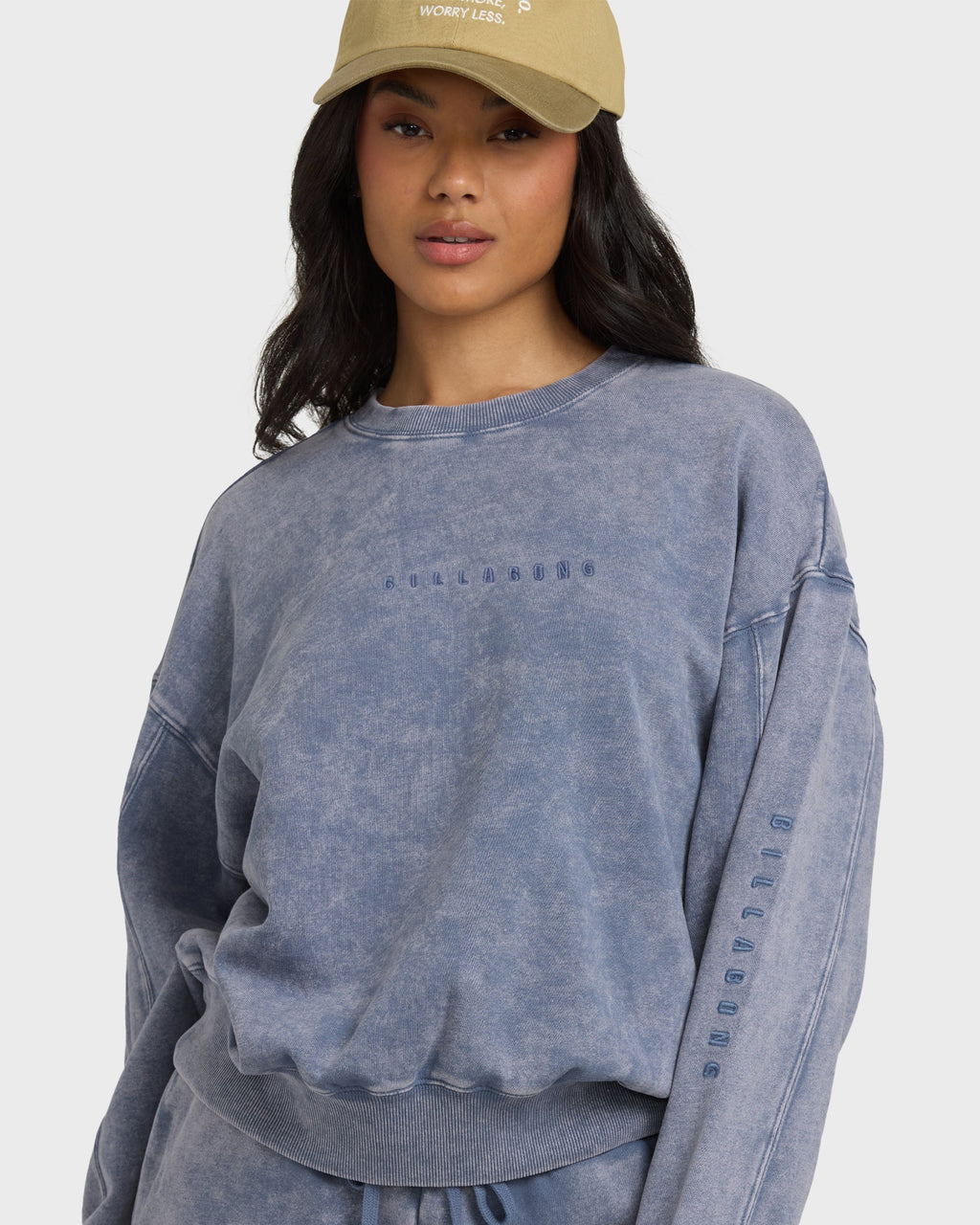 Saltwashed Kendal Crewneck Sweatshirt - Stone Blue