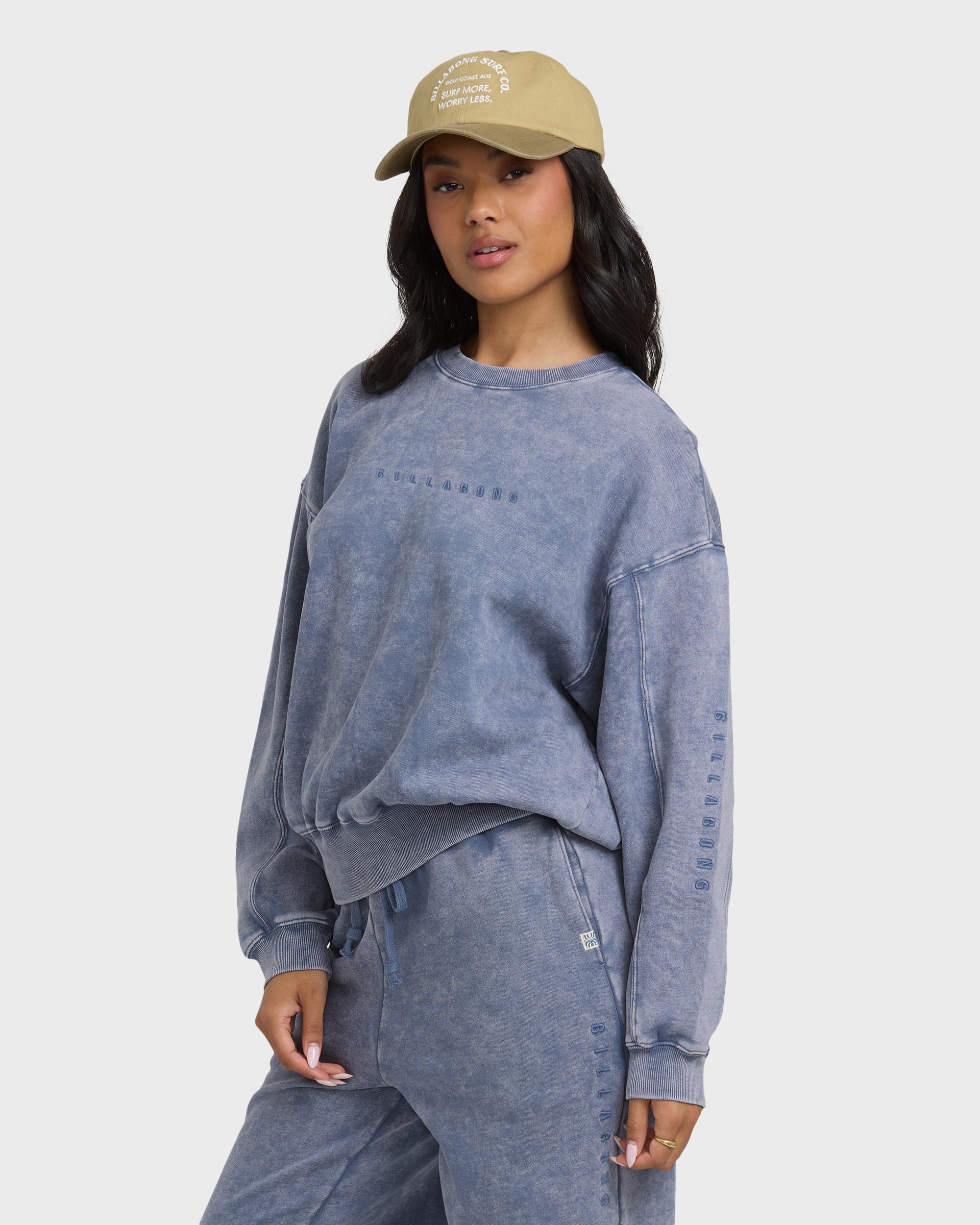 Saltwashed Kendal Crewneck Sweatshirt - Stone Blue