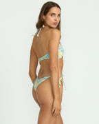 Morning Swell Tie-Side Tanga Bikini Bottom - Multi