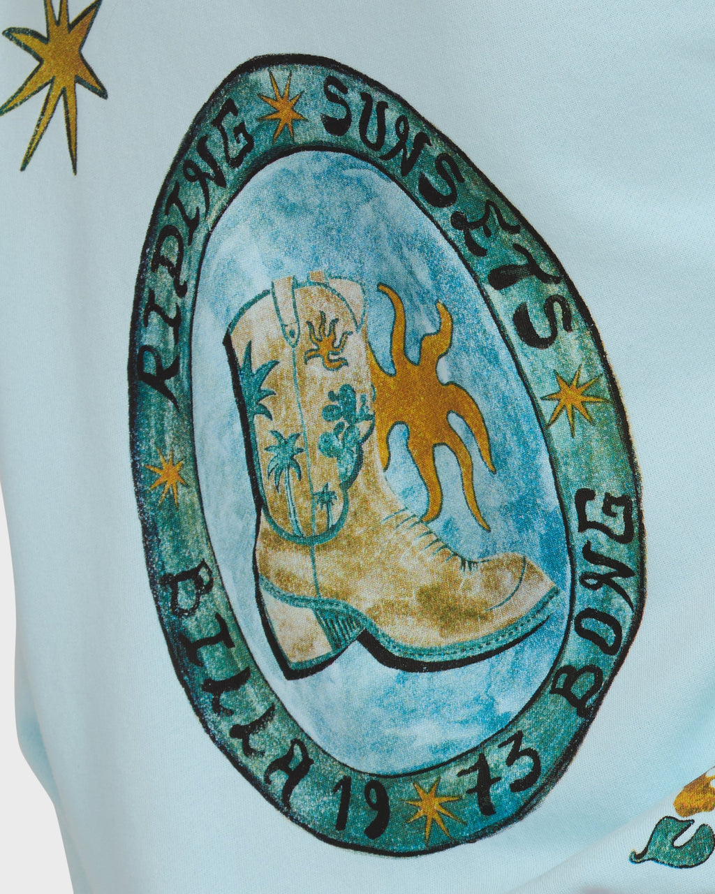 Sunset Rider Kendal Crewneck Sweatshirt - Clearwater