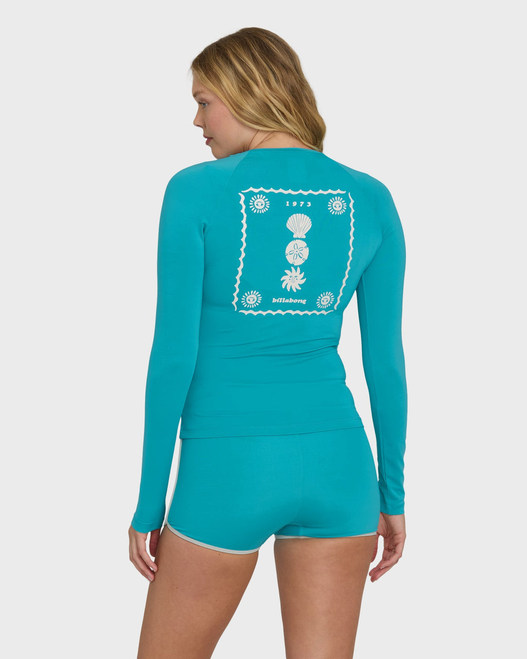 Sol Searcher UPF 50 Long Sleeve Rashguard - Bright Marine
