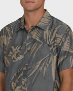 Sundays Lounge Short Sleeve Woven Shirt - Black