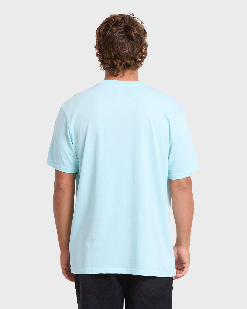 Essential Wave Washed Premium Short Sleeve Pocket Tee - Coastal Blue