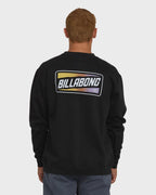 Walled Crewneck Sweatshirt  - Black