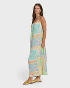 Perla Maxi Dress - White Multi