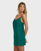Summer Love Mini Slip Dress - Deep Sea